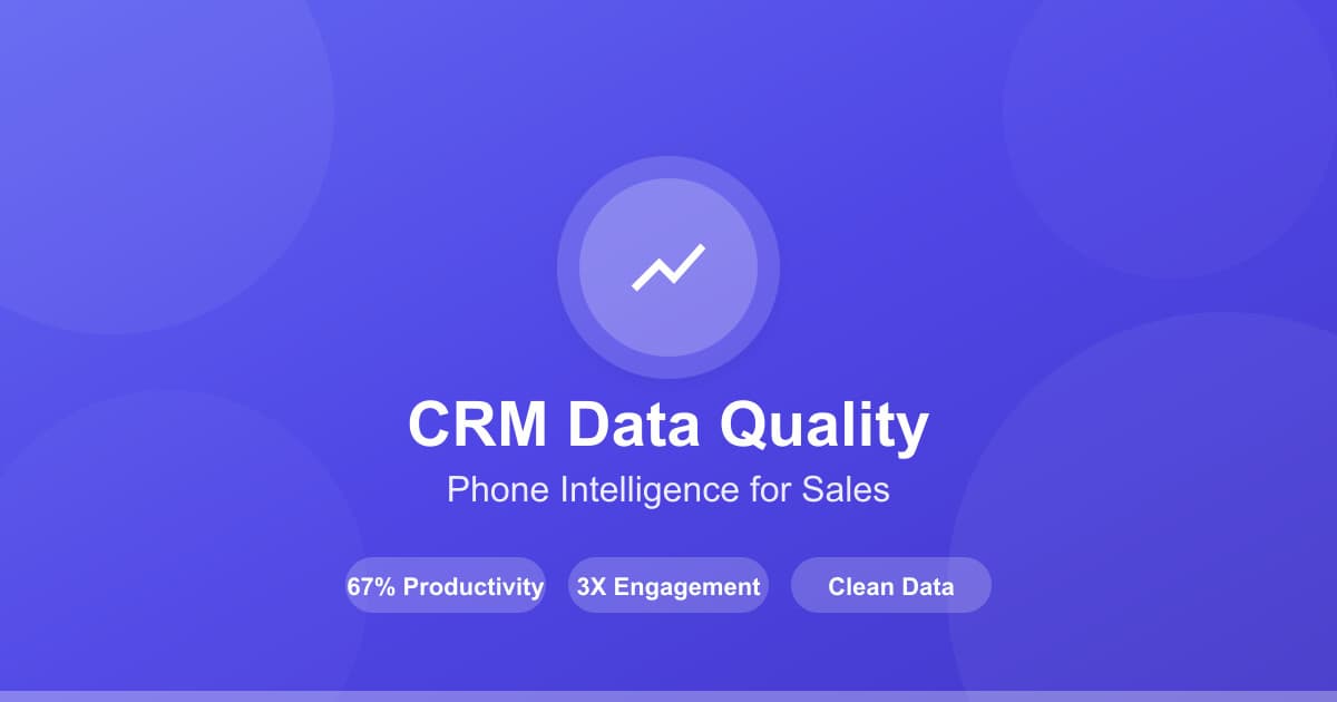Phone Validation for SDRs: 58% More Qualified Leads in Half the Time