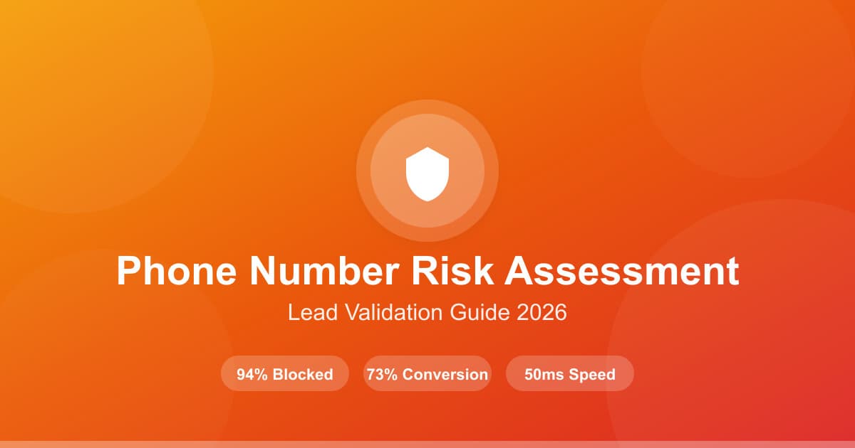 Phone Number Risk Assessment & Fraud Scoring Guide 2025: Complete Methodology